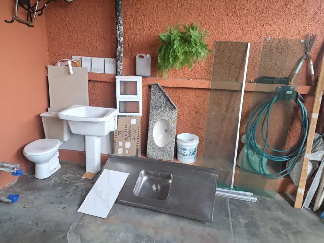 Louças, Box, tanque vaso sanitário