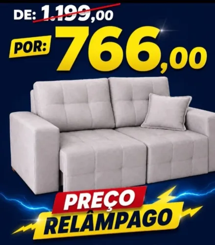Sofá retrátil (pronta entrega)