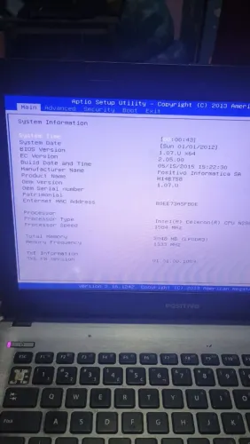 Notebook positivo SEM HD