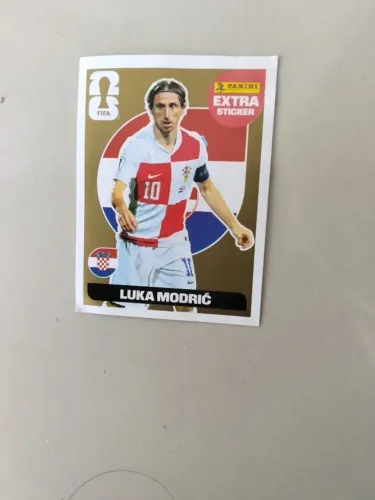 Figurinha Extra sticker Luka modri? ouro
