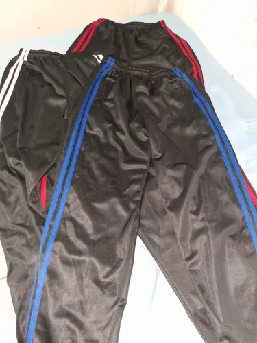 Kit com 3 calças masculina poliéster