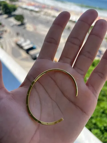 bracelete pandora dourado