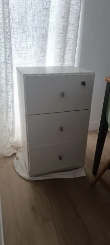 Gaveteiro 100% MDF escritório com fechadura