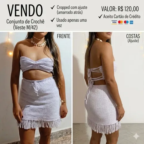 Conjunto em crochê