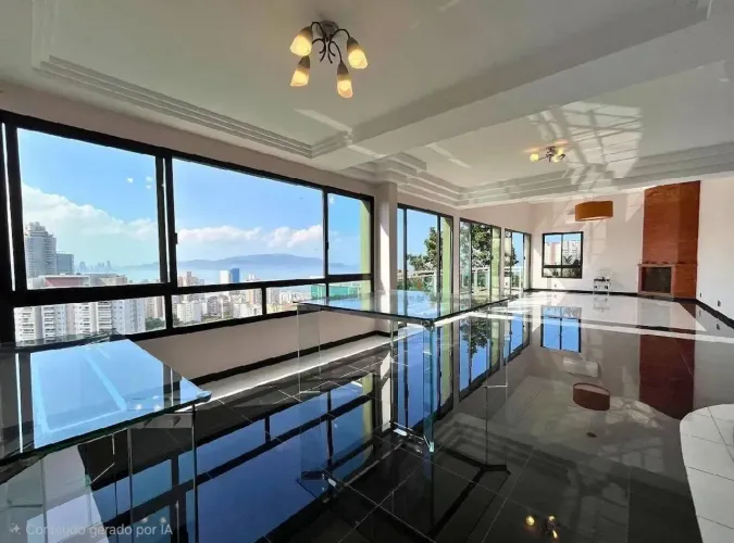 Casa em condomínio de alto padrão com vista mar Morro Santa Terezinha | Santos