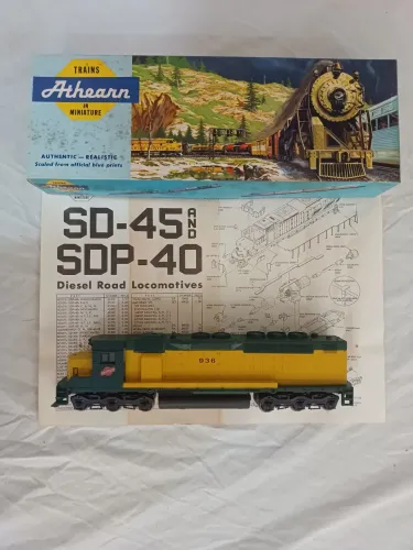 Locomotiva Athearn SDP-40 escala HO. 