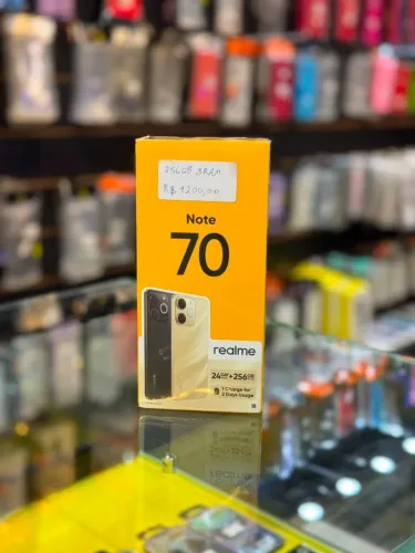 PROMOÇÃO! REALME NOTE 70 256GB COM 8RAM COM GARANTIA DE 1 ANO