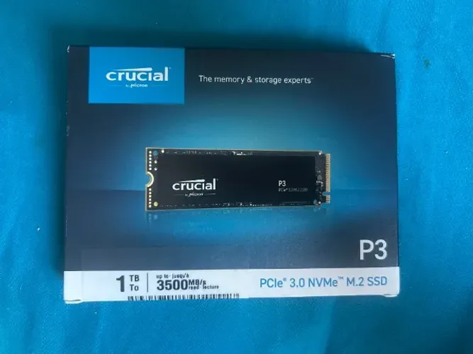 Ssd 1Tb m.2 NVMe Crucial P3 lacrado