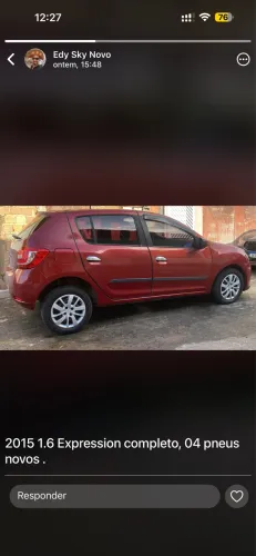 Renault Sandero Expression Hi-power 1.6 8V 5P 2015