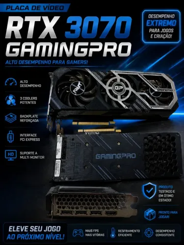 RTX 3070 não dá vídeo conserto ou retirada de peças 