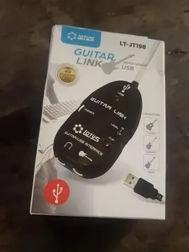guitar link adaptador Usb De Guitarra Violão Baixo Pc - Lotus lt-jt198