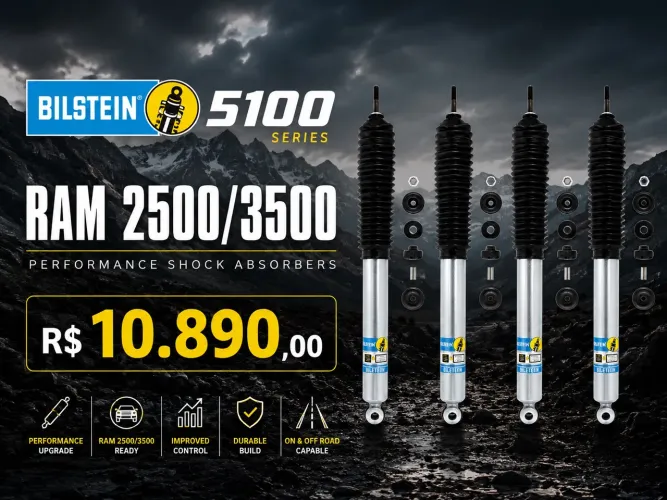 AMORTECEDOR FOX, BILSTEIN, CARLI RAM 2500 - 3500 - 1500