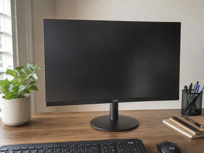 Monitor AOC 23,8? Full HD 100Hz 1ms - Novo, sem uso