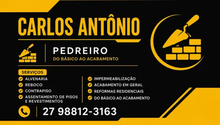 Serviço pedreiro 