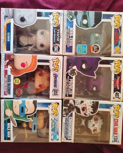 Lote Funkos Marvel