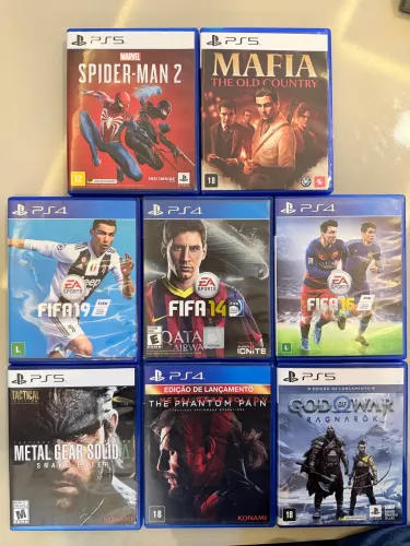 Jogos PS4 e PS5 