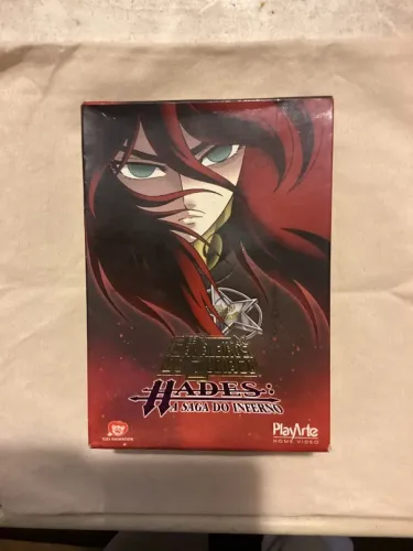 DVD box os cavaleiros do zodíaco Hades a saga do inferno episódios zero, 01, 02, 03 e 04