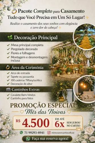 Pacote Promocional de casamento 