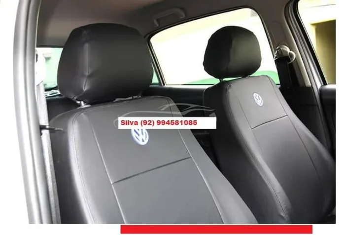 Capa banco Couro Corvin específico sob medida gol g5 Preto nwfbs gmytg