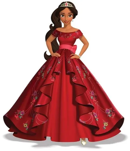 Vestido Princesa Elena de Avalor - Infantil - Original Disney - Tam 7/8 - Seminovo