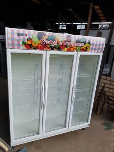 Expositor Frutas e Verduras Refrigerado 3 portas