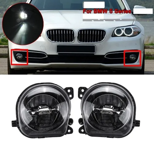 Par Farol de Milha Led Bmw 528i 535i 550i 2014 2015 2016