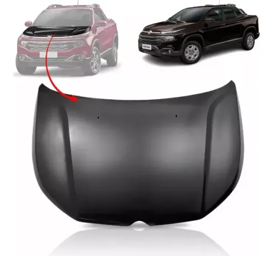 Capô Fiat Toro 2016 à 2021 Cabine Dupla - Logomarca - Genuíno