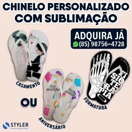 Chinelos Personalizados (Direto da Fábrica)