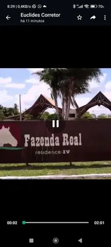 Vende-se lote no fazenda real IV lote com 600m2 15x40 R$65mil reais