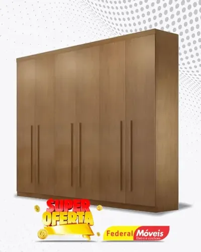 Guarda Roupa 100% MDF 6 Portas 4 Gavetas Super Lindo Novo Fazemos Entrega