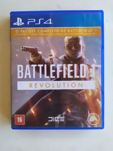 Vendo jogo Ps4 Battlefield 1 Revolution