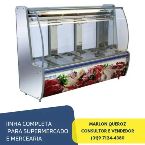 Balcão de Açougue Inox 2M Polo Frio