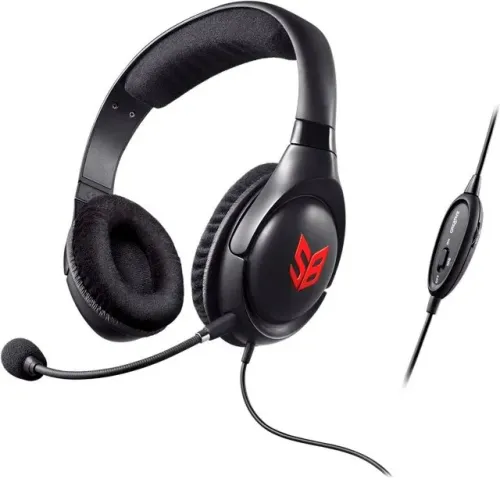 Fone Headset Gamer Creative Blaze P2 - Microfone com Cancelamento de Ruído