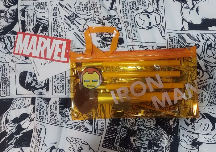 Conjunto de pincéis de maquiagem Iron Man