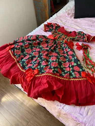 Vestido quadrilha 