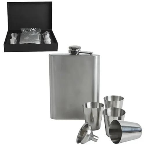 Kit Cantil Inox Polido 224ml 06pcs Wx7862