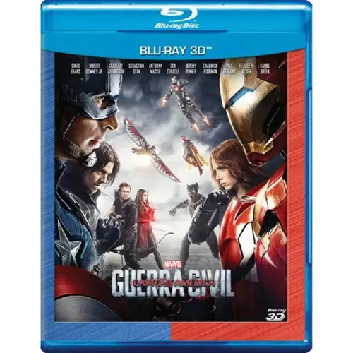 Capitão América: Guerra Civil Blu-ray 3D Original