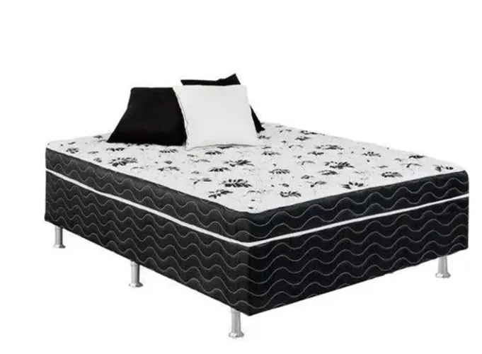 Cama Box Conjugada Casal Mola Ensacada 55x88x188
