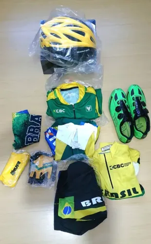 Fardamento oficial Brasil speed Mtb