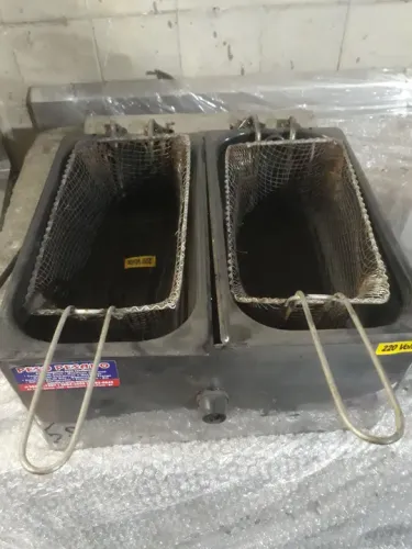Fritadeira Dupla Industrial 220V