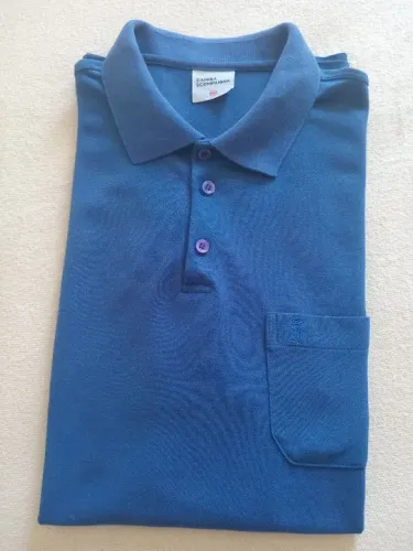 Camisa polo masculina Camisa&Companhia, tamanho EXG, cor azul royal.