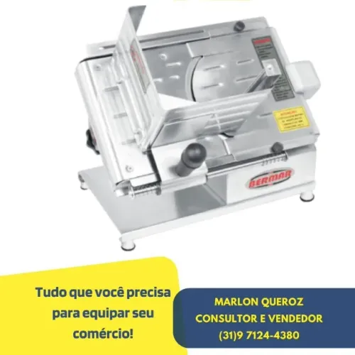 Cortador de Frios lamina 22 Inox Bermar