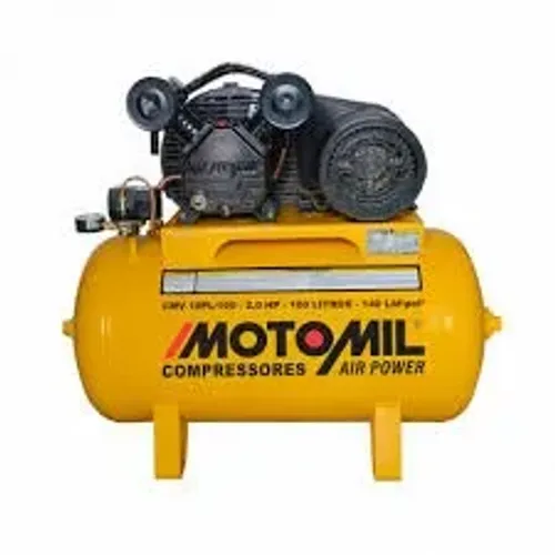Compressor de Ar Monofásico 2HP 60HZ até 10 Pés 100L Motomil