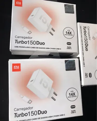 Carregador Xiaomi Turbo 150 Duo - Novo