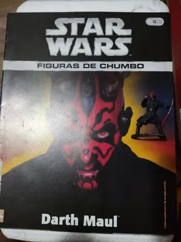 Coleção Star Wars Figuras De Chumbo Darth Maul 5