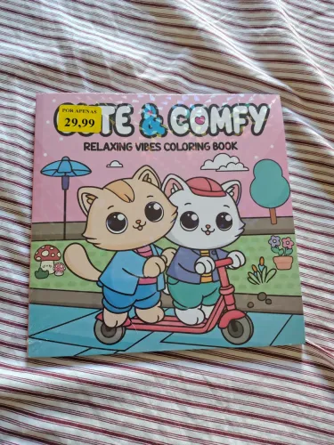 Livro de Colorir Relaxing Vibes