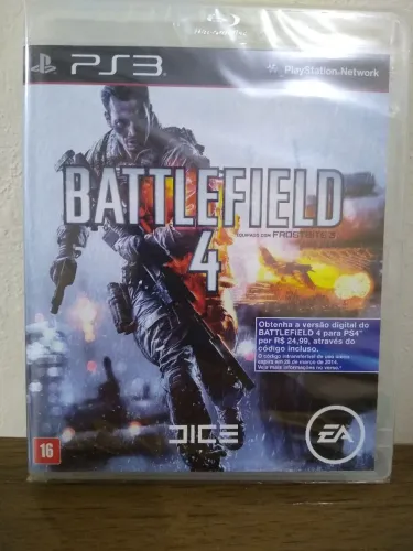 JOGO BATTLEFIELD 4 NOVO/LACRADO PARA CONSOLE PS3
