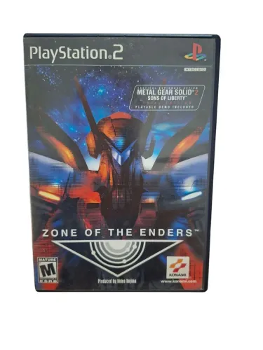 Jogo PlayStation Zone of the Enders + Demo exclusiva de Metal Gear Solid 2 - Konami Raro