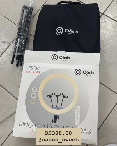 Ring Light 18 polegadas 45cm Oasis OIH-4906