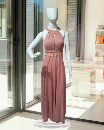 Vestido Nude Deslumbrante
